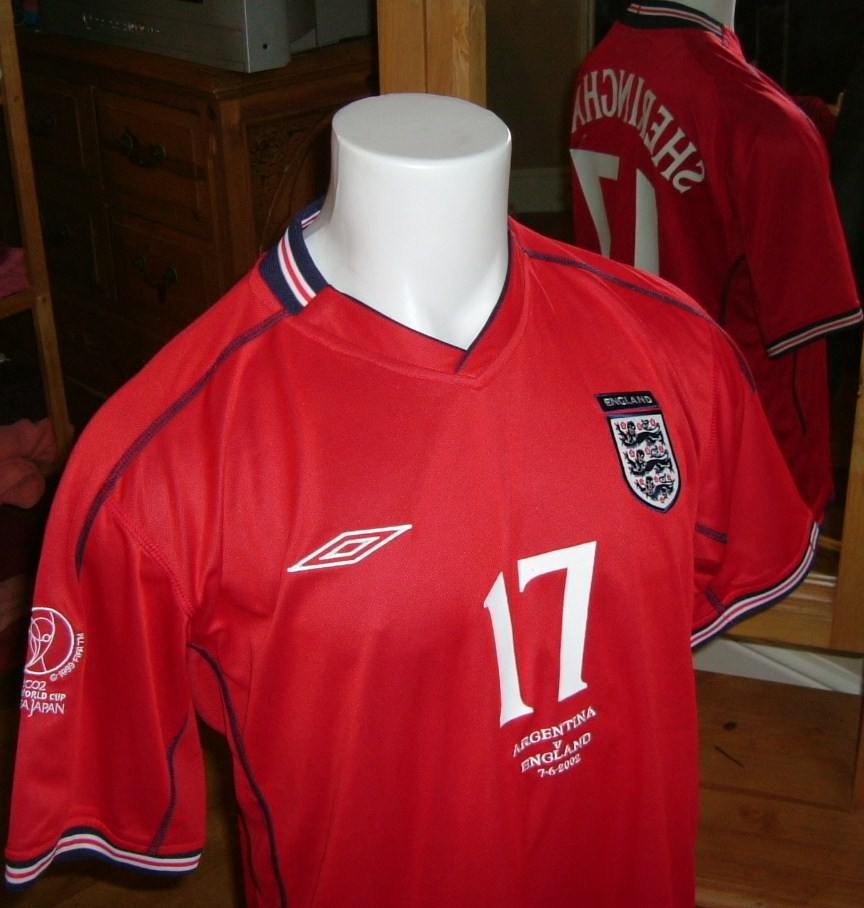 UMBRO M 2002 ENGLAND Long sleeve uniform（1999-01 England